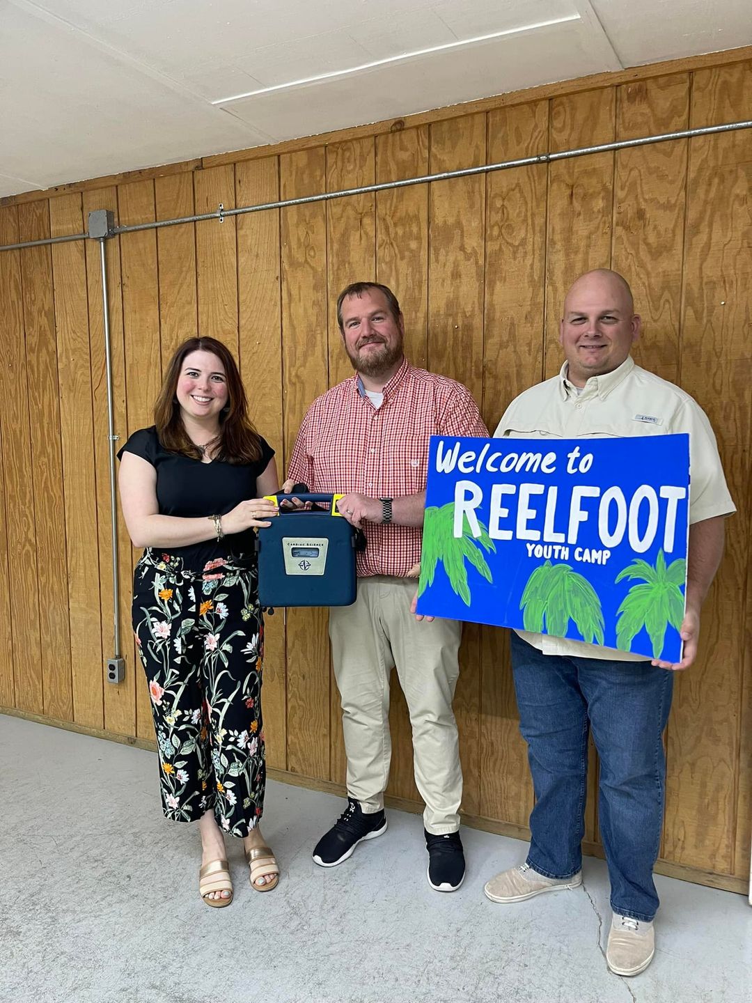 AED Donated to Reelfoot Youth Camp & Retreat Center